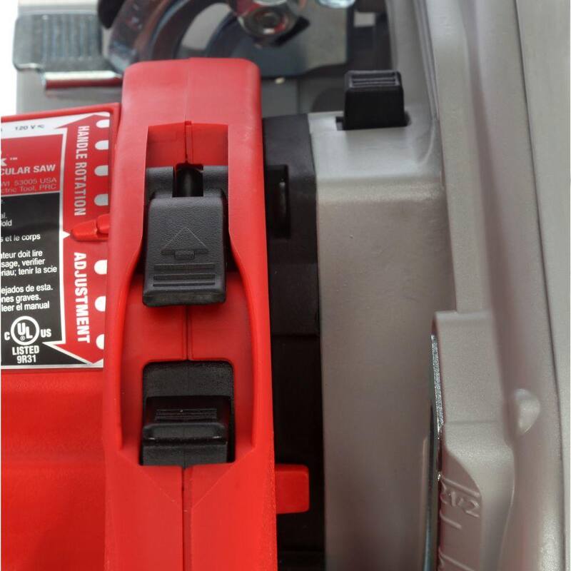 Sierra circular Milwaukee 15 amperes 7-1/4 pulgadas Tilt-Lok con estuche rígido - 6390-21