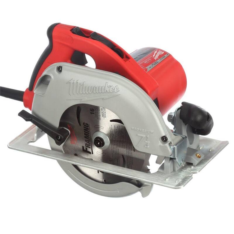Sierra circular Milwaukee 15 amperes 7-1/4 pulgadas Tilt-Lok con estuche rígido - 6390-21