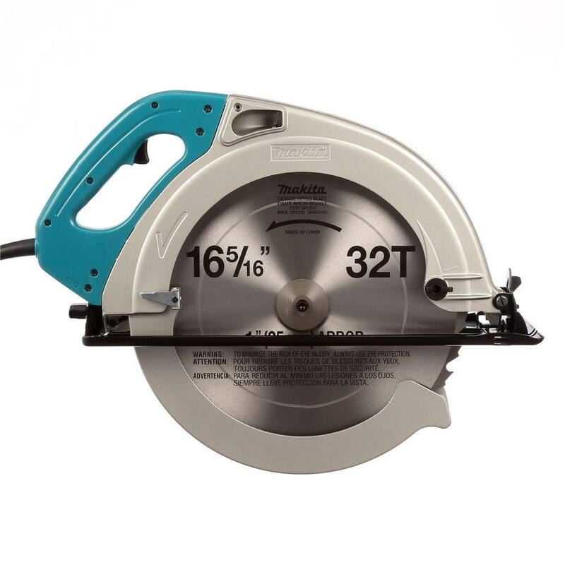 Sierra circular con cable de 15 amperios y 16-5/16 pulgadas con hoja de carburo de 32T y guía de corte - 5402NA