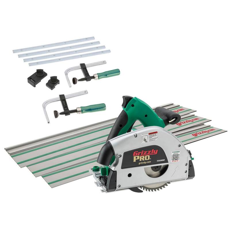 Paquete de sierra de riel de 6-1/4 pulgadas - T33300ZX de Grizzly Industrial