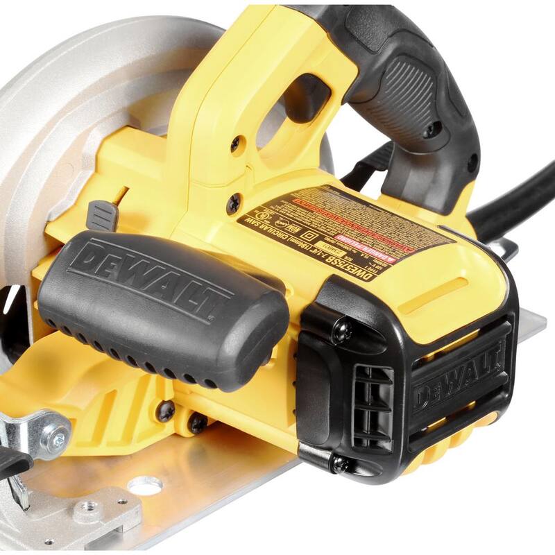 Sierra circular ligera de 15 amperios y 7-1/4 pulgadas con freno eléctrico - DWE575SB