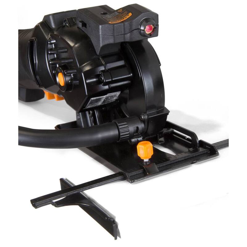Sierra circular compacta para corte profundo de 3-3/8 pulgadas con láser, estuche de transporte y 3 hojas - 36704
