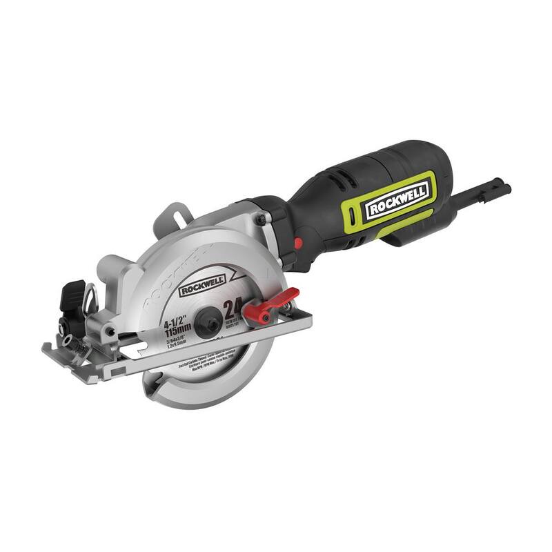 Si puedo. "Sierra circular compacta Rockwell de 4-1/2 pulgadas y 5 amperes - RK3441K"