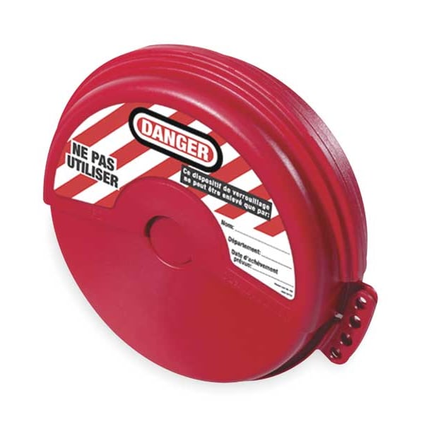 Master Lock Gate Valve Lockout, Fits Sz 4 to 6-1/2 - 482