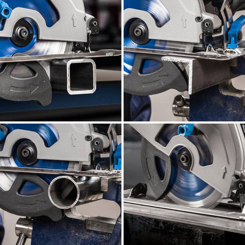 Herramienta circular para cortar metal Evolution Power Tools de 7-1/4 pulgadas - S185CCSL