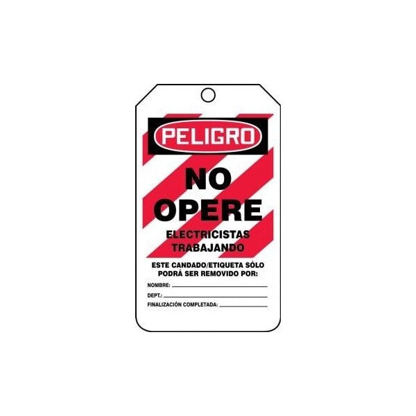Accuform PF-Cardstock, 3-1/4 in Width, 1/4 in Height, , 25 PK - SHMLT402CTP