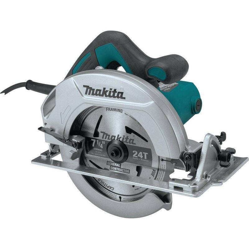 Sierra circular con cable Makita de 10.5 amperios y 7-1/4 pulgadas - HS7600