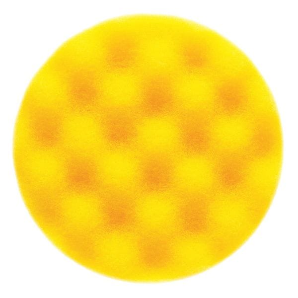 Mirka Foam, Polishing Pad, 3.25"x1" Waffle, PK2 - MPADYF-3.25W