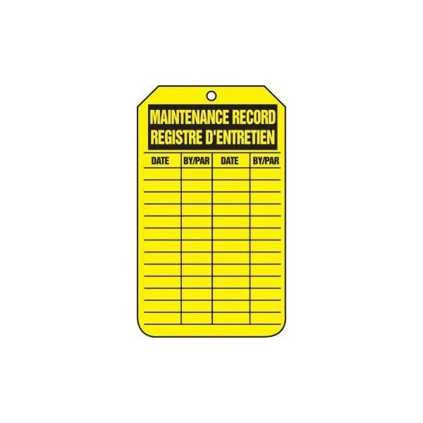 Accuform PF-Cardstock, 3-1/4 in Width, 1/4 in Height, , 25 PK - TCF467CTP
