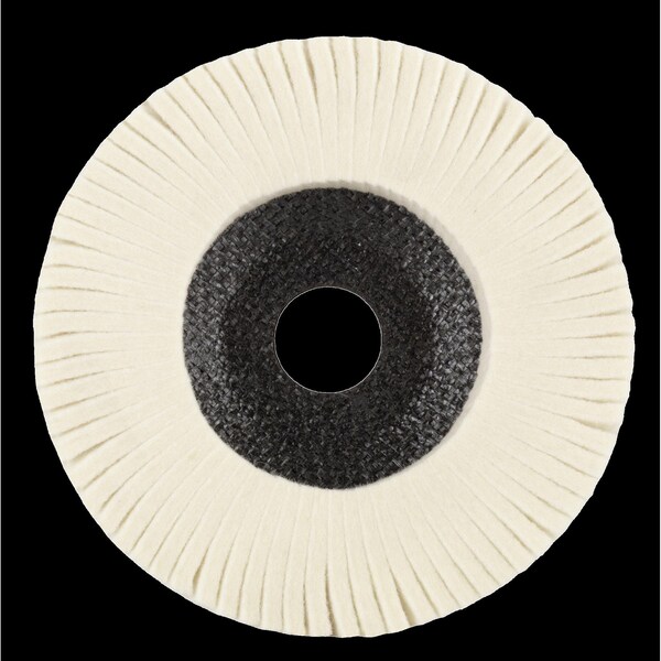 Tryolit Abrasives TYROLIT Premium Universal Felt Polishing Wheel, 4-1/2" x 7/8", Type 27 - 742378