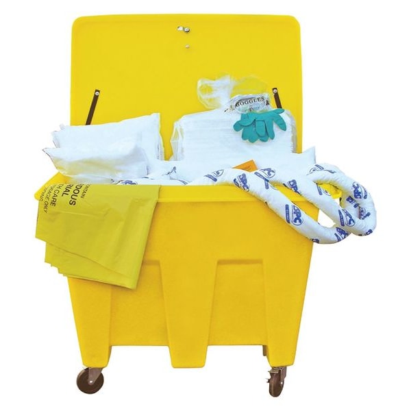 Brady Spill Kit, 126 gal Volume Absorbed per Kit, Chest, Yellow - SKO-LT