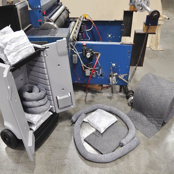 Partners Brand Mobile Cart Spill Kit, 25 Gallon, 1/Case - SPLKIT140
