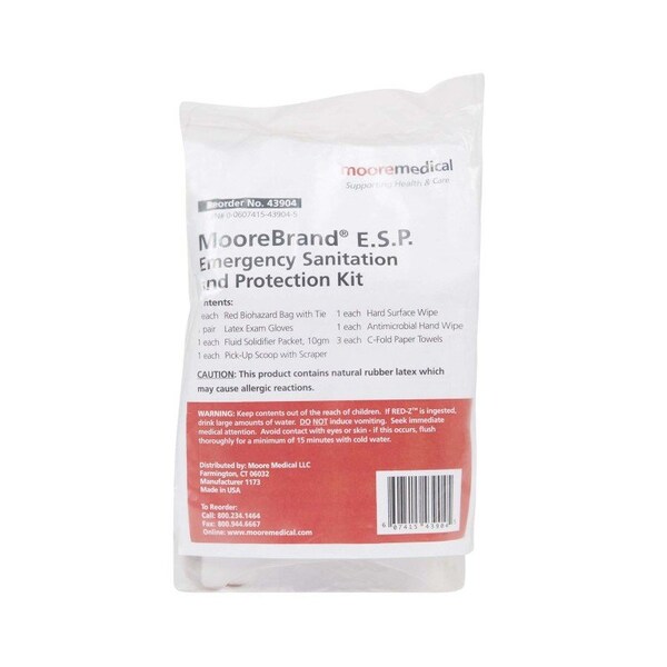 Mckesson E.S.P. Emergency Sanitation and Protection Kit, 100PK - 17195