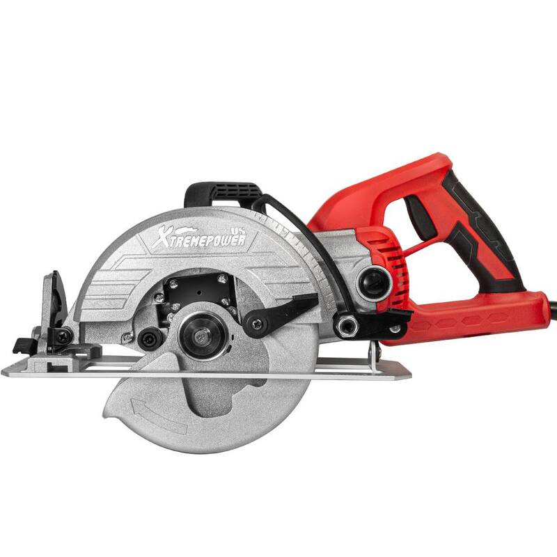 XtremepowerUS Sierra Circular de 7-1/4 pulgadas 1800-Watts Cortadora de Corte Ajustable Profundidad de Corte - 47522-H