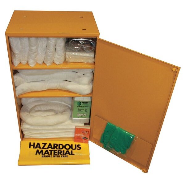 Enpac Locker Spill Refill, 25 gal Volume Absorbed per Kit, 25 gal Capacity, Refill, Brown, 77 - 13-WMXL-O-RF