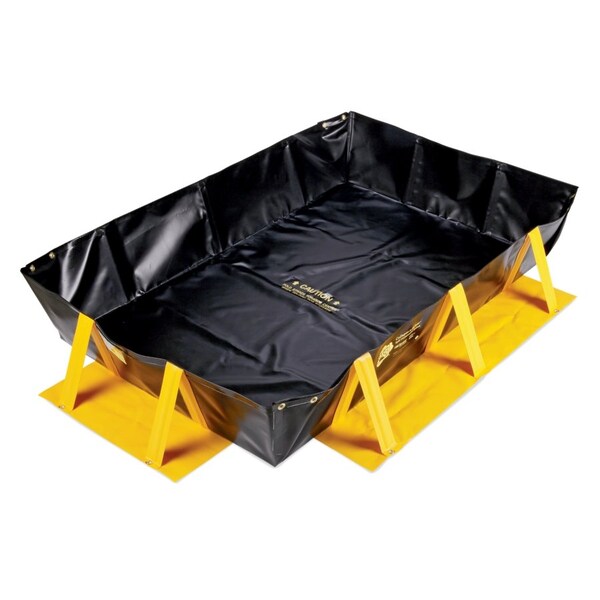 Pig PIG Collapse-A-Tainer Spill Containment Berm 8' L x 6' W x 1' H - PAK791