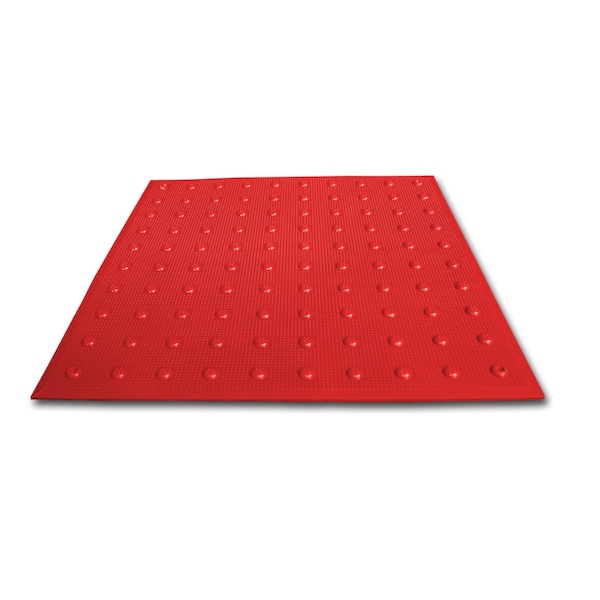 Ultratech Ultra-ADA Pads, 2' x 2', Surface Mount Retrofit Safety Red - 0765