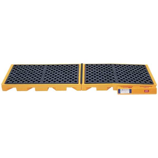 Ultratech Spill Deck, 110 gal Spill Capacity, 4 Drums, 6,000 lb Load Capacity, Polyethylene - 2361