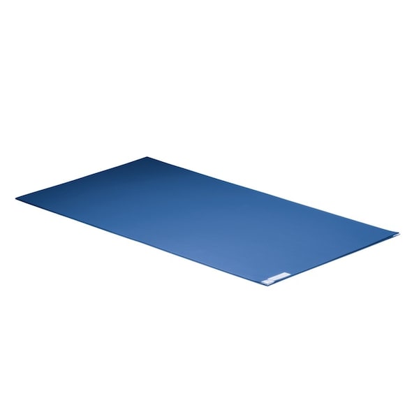 Pig PIG Sticky Steps Mat 120 sheets/case, 30 sheets/pad, 4 pads/case Blue 45" L x 24" W, 120PK - MAT566-BL