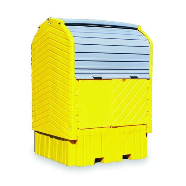 Ultratech Spill Pallet, 365 gal Spill Capacity, 0 Drums, 8,500 lb Load Capacity, Polyethylene - 1161