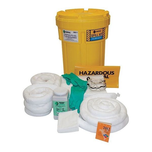 Enpac Salvage Drum Spill Kit, Oil Only, 30 gal. - 1332-YE