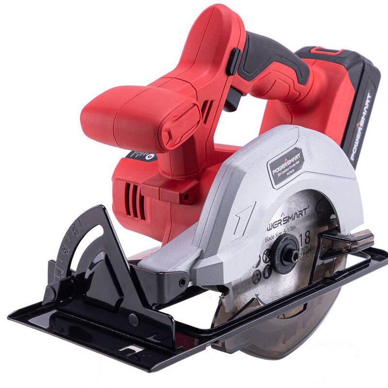 Sierra circular inalámbrica de 20 voltios de PowerSmart 5-1/2 pulgadas - PS76410A