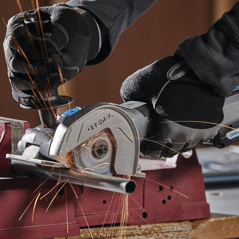 Dremel Ultra-Saw 20V Max Kit de Sierra Compacta Inalámbrica con Set de 6 Ruedas de Corte Ultra-Saw - US20V-01+US700