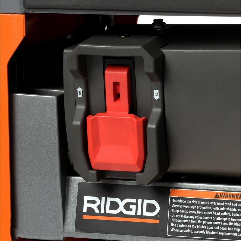 Ridgid 15 Amperios Eléctrica 13 pulgadas Espesor Eléctrico Cepilladora - R4331