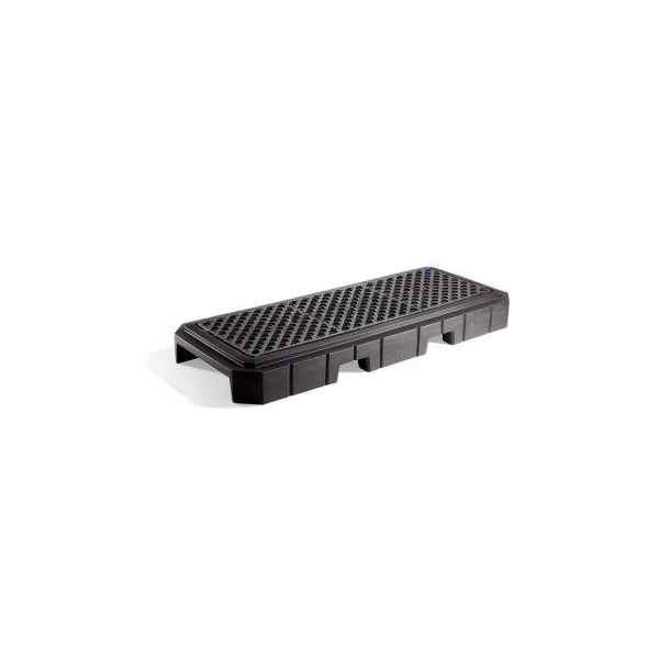 Pig PIG Heavy-Duty 3-Drum Poly Spill Containment Pallet WOD 83" L x 34.5" W x 8.75" H - PAK213-WOD