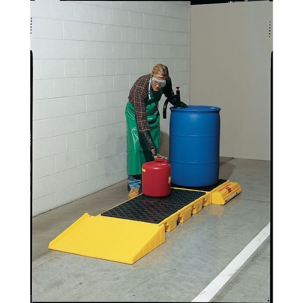 Ultratech Spill Deck, 99 gal Spill Capacity, 3 Drums, 4,500 lb Load Capacity, Polyethylene - 2360