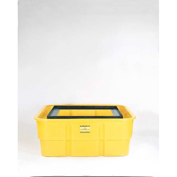 Eagle Mfg Spill Pallet, 400 gal Spill Capacity, 0 Drums, 10,000 lb Load Capacity, Polyethylene - 1683