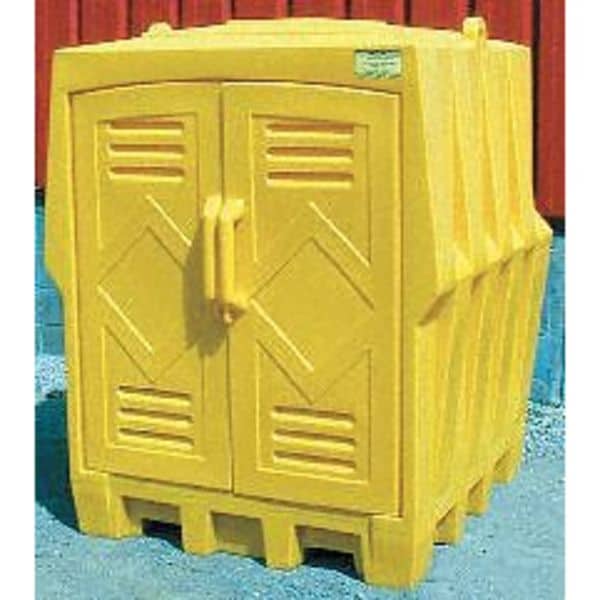 Eagle Mfg Spill Pallet, 66 gal Spill Capacity, 4 Drums, 8,000 lb Load Capacity, Polyethylene - 1649