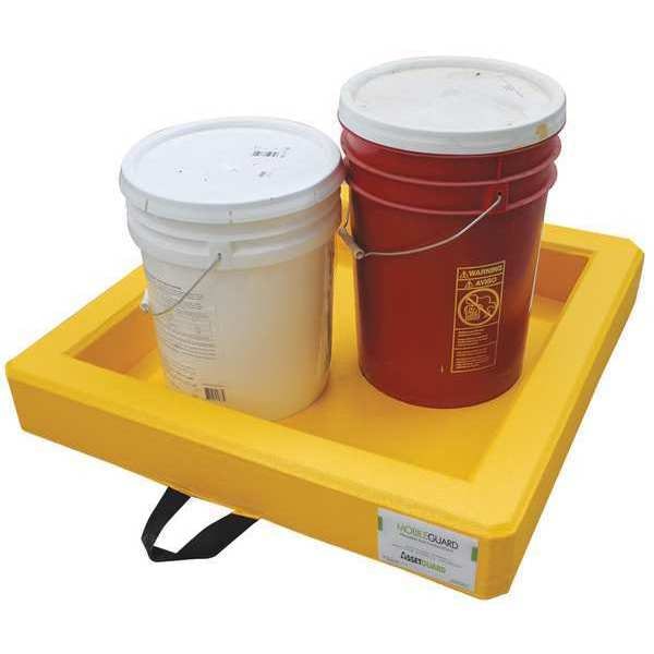 Assetguard Spill Containment Tray, 42 gal Spill Capacity, 500 lb. Load Capacity, Foam coated with Polyurea - 1201260