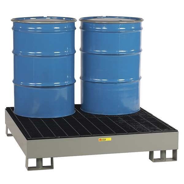 Little Giant Spill Deck, 66 gal Spill Capacity, 4 Drums, 4,000 lb Load Capacity, Steel - SST-5151