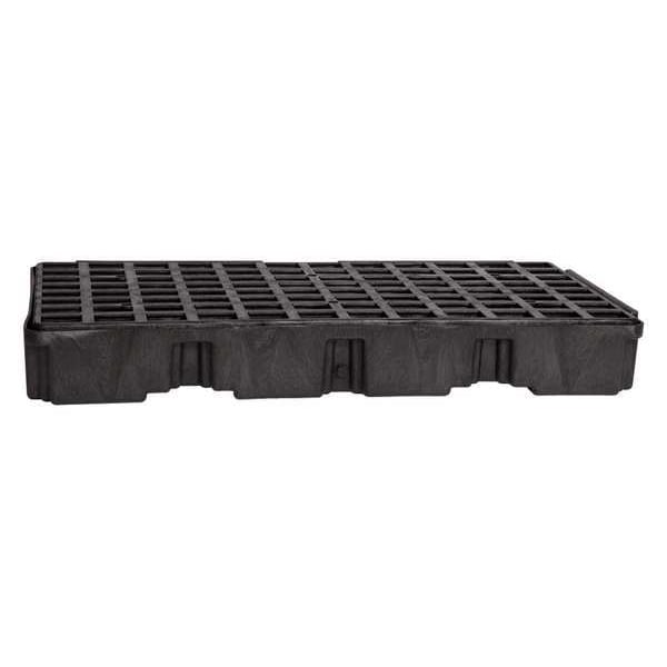 Eagle Mfg Spill Deck, 30 gal Spill Capacity, 2 Drums, 5,000 lb Load Capacity, Polyethylene - 1632B