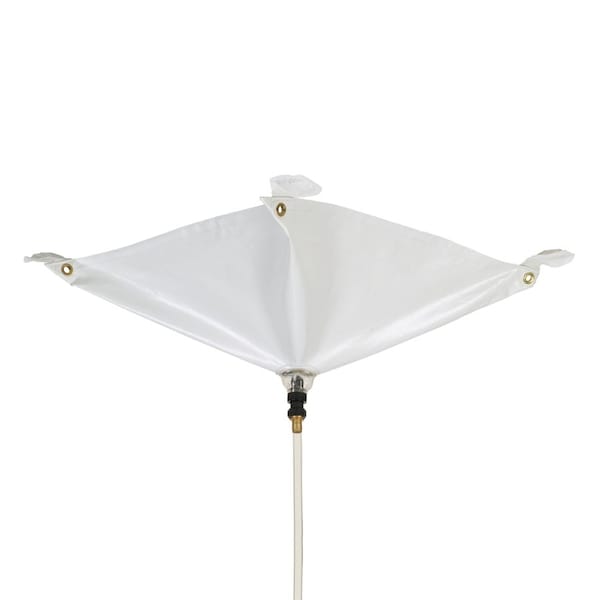 Pig PIG Magnetic Roof Leak Diverter Tarp White 30" L x 30" W - TLS1998-WH