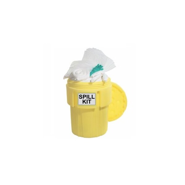 Absorbents Midwest Oil Only Spill Kit in 65 Gallon Overpack Drum - 16340