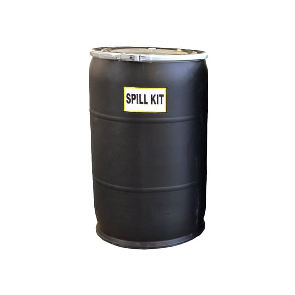 Absorbents Midwest Universal 55-Gallon Open-Head Drum Spill Kit with Lever Lock Lid Refill - 18061-RF