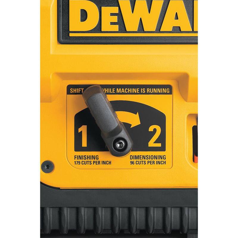DEWALT 15 Amperios 13 pulgadas Cepilladora con cable y Base móvil para Cepilladora de Espesor - DW735W7350