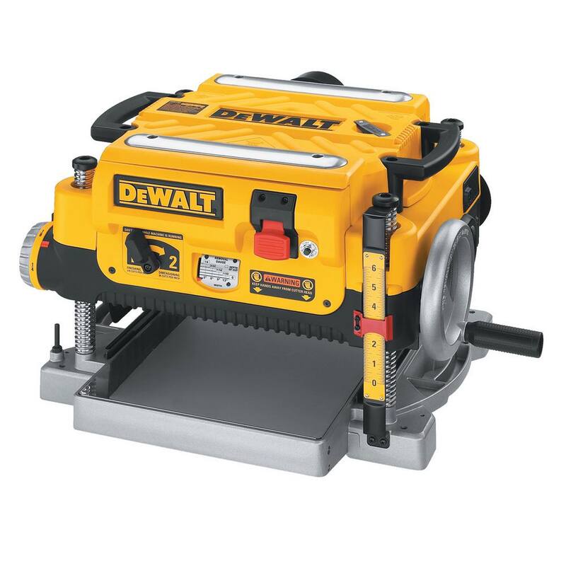 DEWALT 15 Amperios 13 pulgadas Cepilladora con cable y Base móvil para Cepilladora de Espesor - DW735W7350