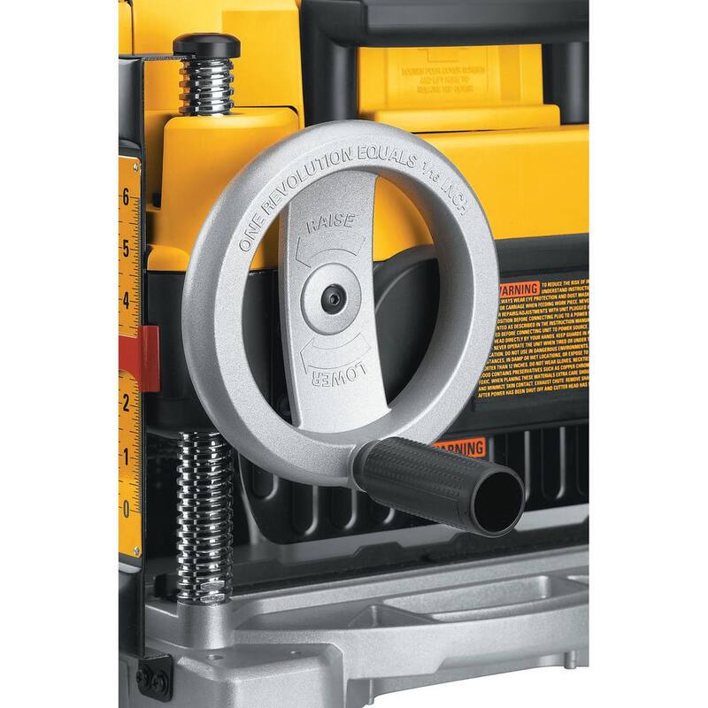 DEWALT 15 Amperios 13 pulgadas Cepilladora con cable y Base móvil para Cepilladora de Espesor - DW735W7350