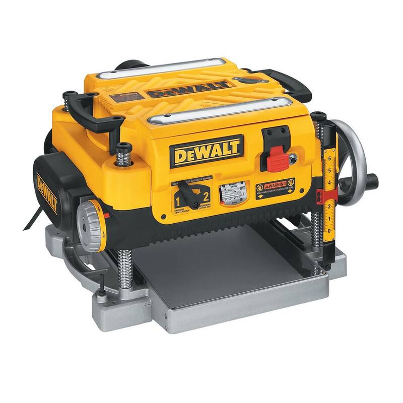 DEWALT 15 Amperios 13 pulgadas Cepilladora con cable y Base móvil para Cepilladora de Espesor - DW735W7350
