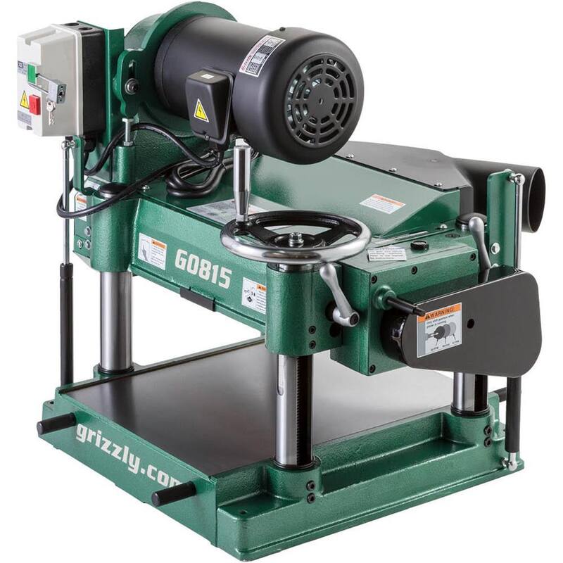 Cepilladora de servicio pesado de 15 pulgadas y 3 HP de Grizzly Industrial - G0815