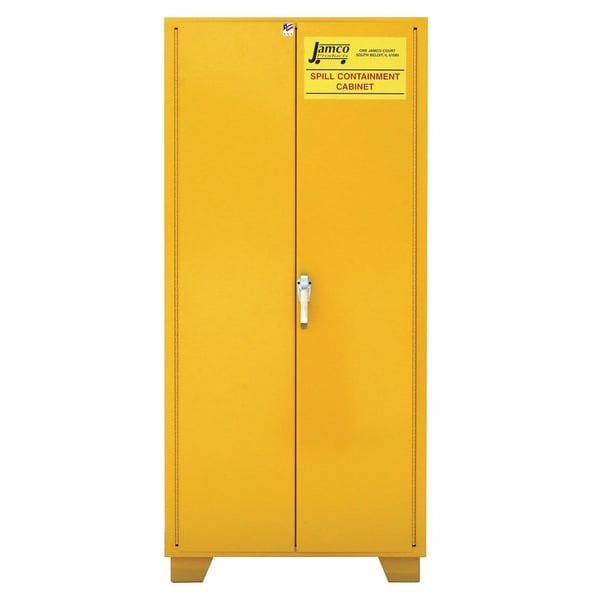 Jamco Storage Cabinet, 35 9/10 gal Capacity, Floor Cabinet, Yellow - ML236YP
