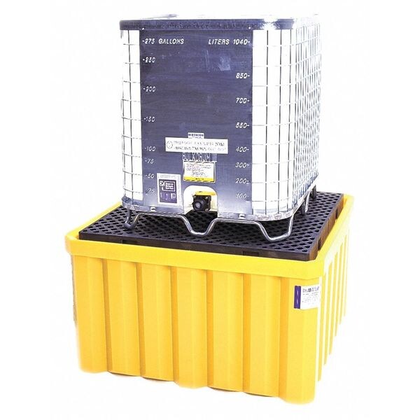 Ultratech Spill Pallet, 400 gal Spill Capacity, 0 Drums, 16,000 lb Load Capacity, Polyethylene - 1058