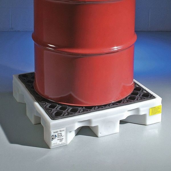 Pig Spill Deck, 11 gal Spill Capacity, 1 Drums, 1,500 lb Load Capacity - PAK527