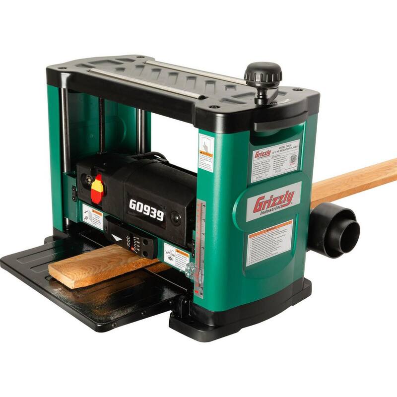 Garlopa de Banco de 13 pulgadas y 2 HP de Grizzly Industrial - G0939