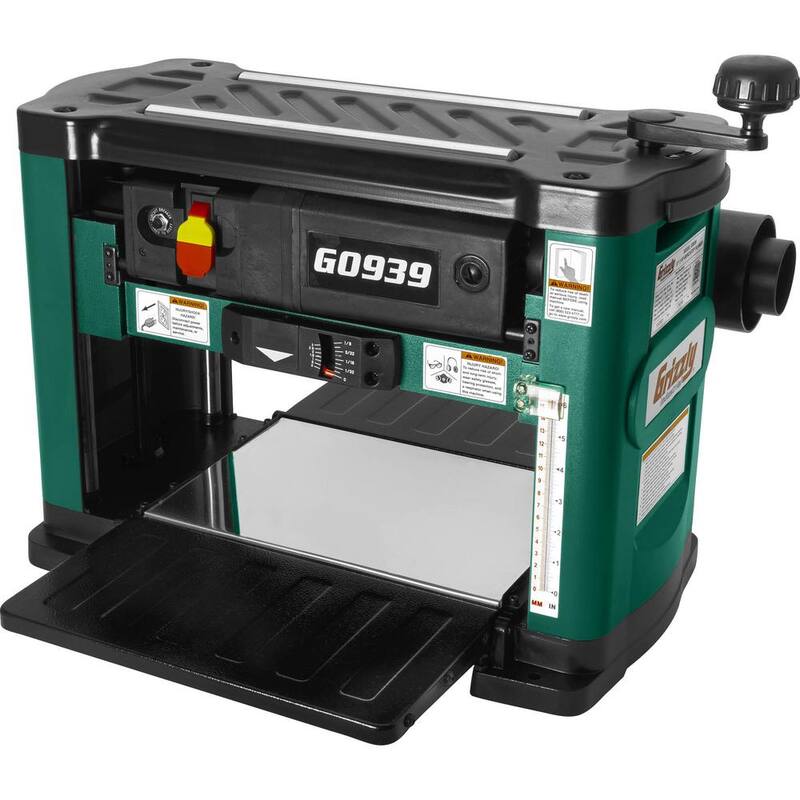 Garlopa de Banco de 13 pulgadas y 2 HP de Grizzly Industrial - G0939