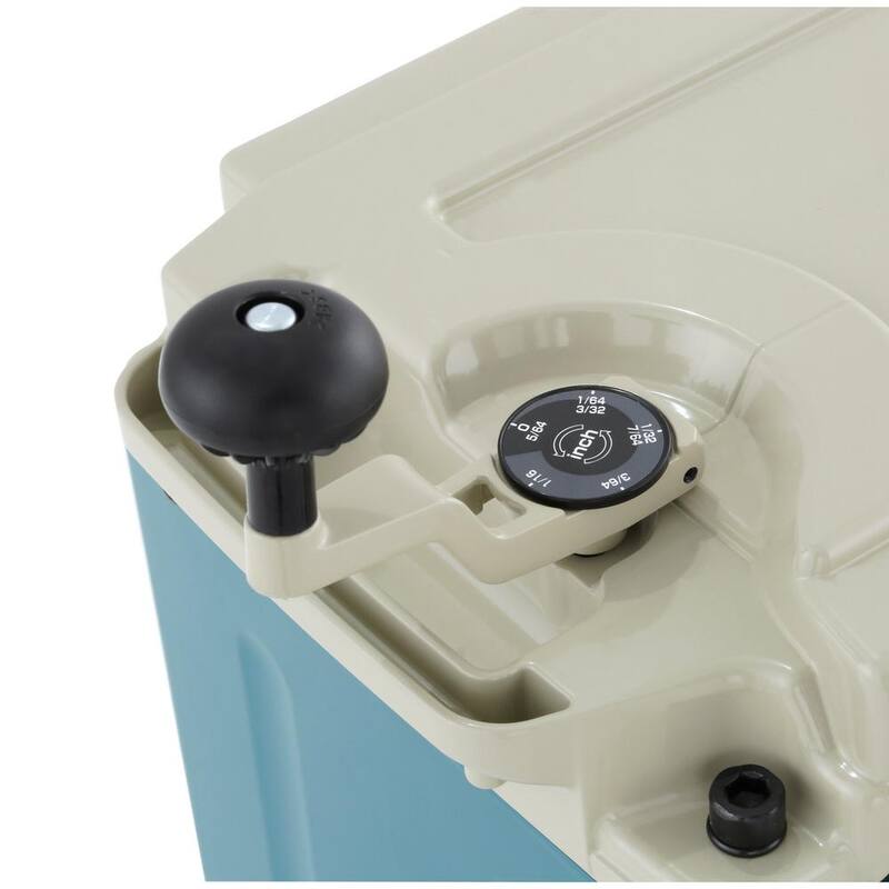 Cepilladora portátil compacta con cable de 15 amperes y 12 pulgadas de Makita, con abrazadera de cabeza automatizada Interna-Lok y juego de cuchillas - 2012NB