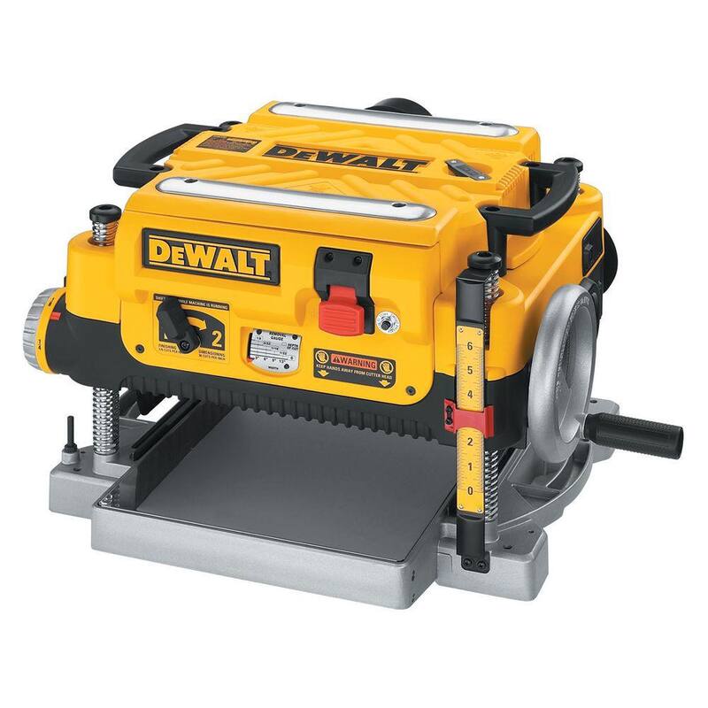 DEWALT 15 Amp Corded 13 in. Planer con Cuchillas de Repuesto para Planer de Doble Cara Tratadas Térmicamente de 13 in. (Paquete de 2) - DW735WDW7352-2